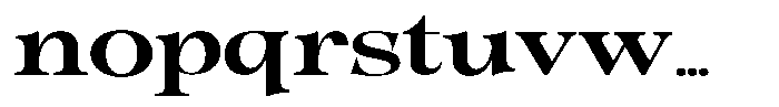 Morgazine  Extra Expanded Font LOWERCASE
