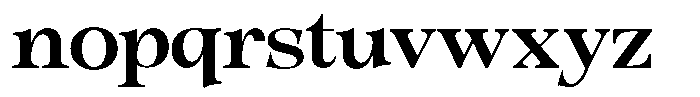 Morgazine  Semi Expanded Font LOWERCASE