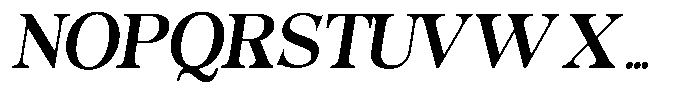 Morgazine  Slant Font UPPERCASE