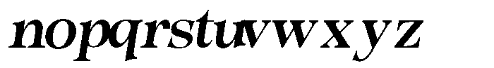 Morgazine  Slant Font LOWERCASE