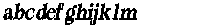 Morgazine  Soft Contrast Condensed Italic FONT