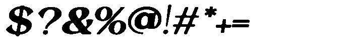Morgazine  Soft Contrast Expanded Italic Font OTHER CHARS
