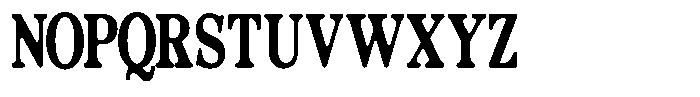 Morgazine  Soft Contrast Extra Condensed Font UPPERCASE