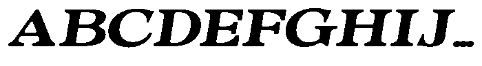 Morgazine  Soft Contrast Extra Expanded Italic Font UPPERCASE