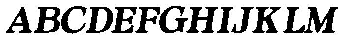 Morgazine  Soft Contrast Italic Font UPPERCASE