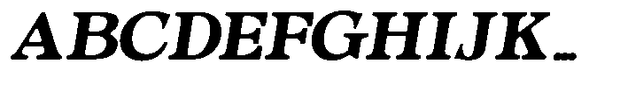 Morgazine  Soft Contrast Semi Expanded Italic Font UPPERCASE