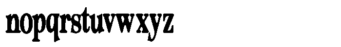 Morgazine  Soft Contrast Ultra Condensed Font LOWERCASE