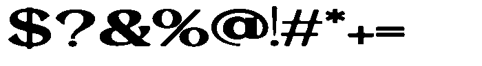 Morgazine  Soft Contrast Ultra Expanded Font OTHER CHARS