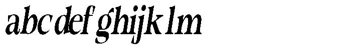 Morgazine  Soft Extra Condensed Italic FONT