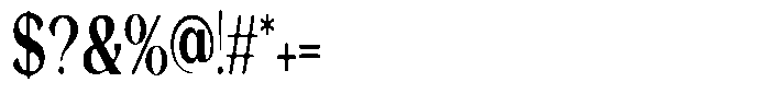 Morgazine  Soft Extra Condensed Font OTHER CHARS