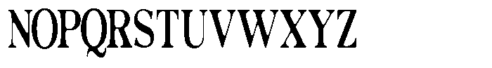 Morgazine  Soft Extra Condensed Font UPPERCASE