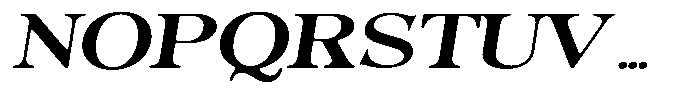 Morgazine  Soft Extra Expanded Italic Font UPPERCASE