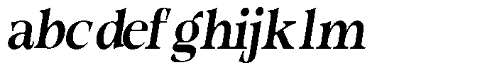 Morgazine  Soft Semi Condensed Italic FONT