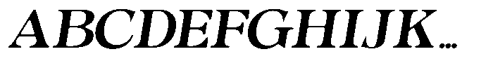 Morgazine  Soft Semi Expanded Italic Font UPPERCASE