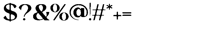 Morgazine  Soft Semi Expanded Font OTHER CHARS