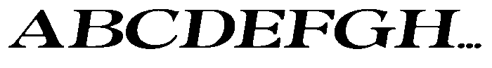 Morgazine  Soft Ultra Expanded Italic Font UPPERCASE