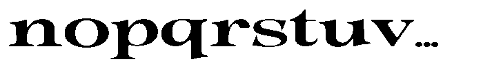 Morgazine  Soft Ultra Expanded Font LOWERCASE