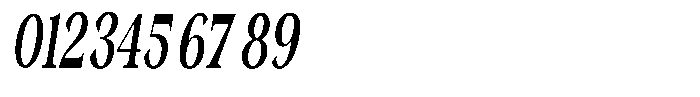 Morgazine  Ultra Condensed Slant Font OTHER CHARS