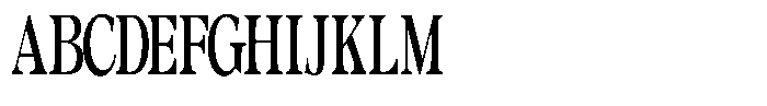 Morgazine  Ultra Condensed Font UPPERCASE