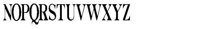 Morgazine  Ultra Condensed Font UPPERCASE