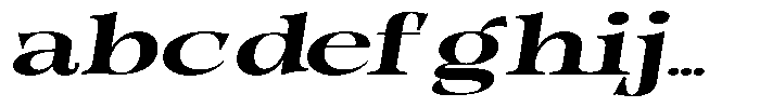 Morgazine  Ultra Expanded Slant FONT