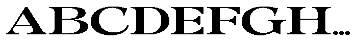 Morgazine  Ultra Expanded Font UPPERCASE
