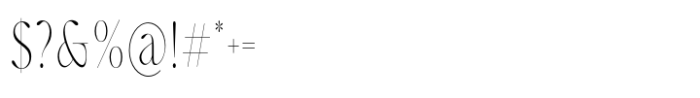 Morgem Condensed Font OTHER CHARS