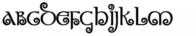 Morgow Font LOWERCASE