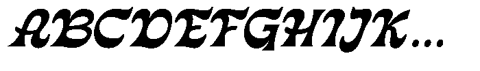 Morheim Font UPPERCASE