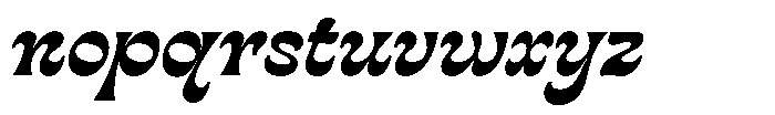 Morheim Font LOWERCASE