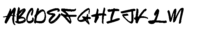 Morhita Ghost Font UPPERCASE