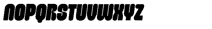 Morica Slant Font UPPERCASE