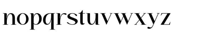 Morina Font LOWERCASE
