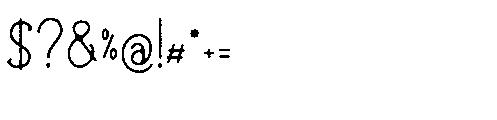 Morinor Lenteron Regular Font OTHER CHARS