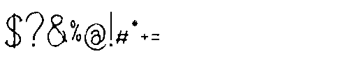 Morinor Lenteron Rough Regular Font OTHER CHARS