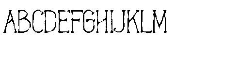 Morinor Lenteron Rough Regular Font UPPERCASE