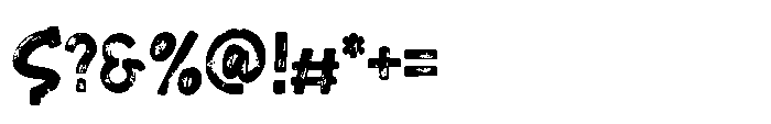 Moris Grunge Font OTHER CHARS