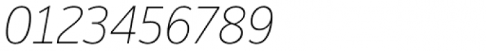 Moris Thin Italic Font OTHER CHARS