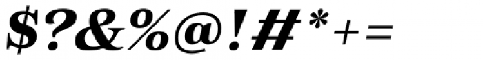 Morison Bold Italic Font OTHER CHARS