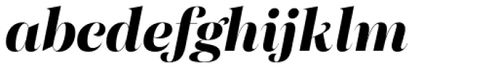 Morison Display Bold Italic Font LOWERCASE