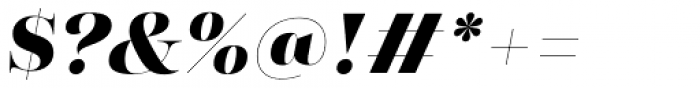 Morison Display Extrabold Italic Font OTHER CHARS