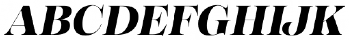 Morison Display Extrabold Italic Font UPPERCASE