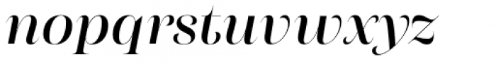 Morison Display Italic Font LOWERCASE