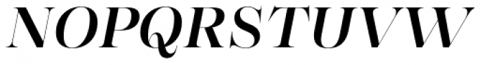 Morison Display Medium Italic Font UPPERCASE
