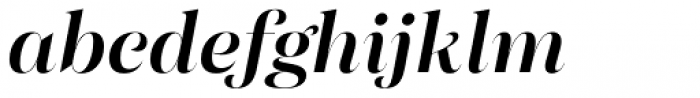 Morison Display Medium Italic Font LOWERCASE