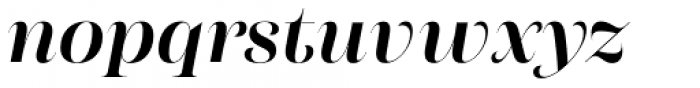Morison Display Medium Italic Font LOWERCASE