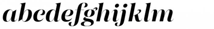 Morison Display Semibold Italic Font LOWERCASE