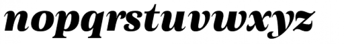 Morison Extrabold Italic Font LOWERCASE