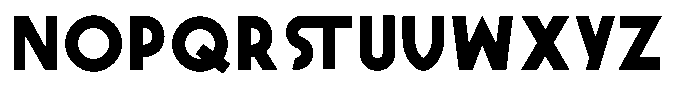 Morist Font UPPERCASE