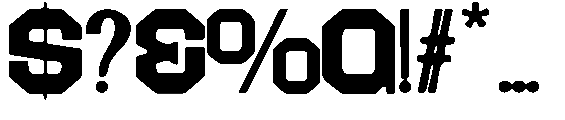 Morista Expanded  Blur Regular Font OTHER CHARS